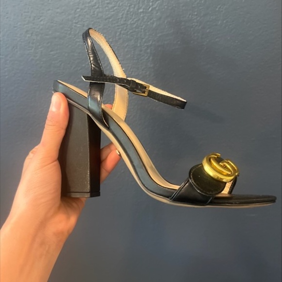 Gucci Double G Logo Heels - Picture 1 of 3